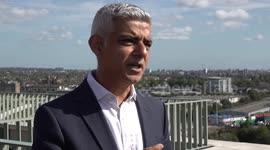 Sadiq Khan Speaks About City Safety in London, UK
