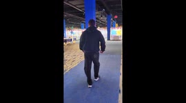 Mum records autistic son's pure joy as he wanders into arcade