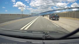 Calm Driver Dodges Car Crash