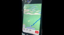 Tractor-Trailer Bounces Over Narrow Bridge