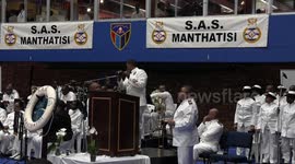 Memorial service for South African navy submariners swept out to sea