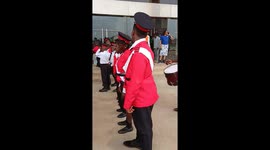 Children Convention at The Biggest Auditorium- Band Playing Music As Participants Arrives.