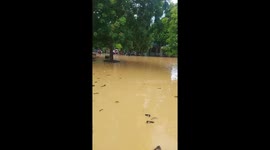 Heavy rain causes flooding in many areas in central Vietnam.