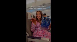 Booked an entire flight for my sister’s wedding ✈️ #indianwedding