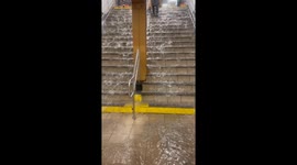 Stairs Become A Waterfall