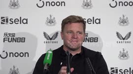Eddie Howe press conference after Newcastle's victory over Man City