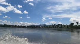 Passing Three Dangerous Rapids on the Mamberamo River, Papua