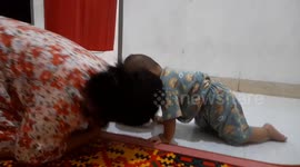 Playful Joking While Playing With a 16 Month Old Child