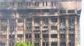 38 wounded in fire at police headquarters in Egypt