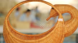 A glimpse of folk rattan-weaving in NW China