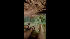 Unexpected cenote darkness: snorkeling adventure in Cancun