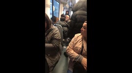 Woman-spreading? Odd incident on Nottingham tram as confrontation over older man who allegedly moved woman's leg to grab seat