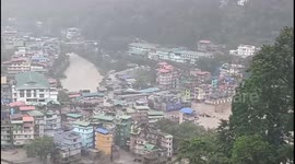 Dozens missing as powerful flood tears through valley in northern India