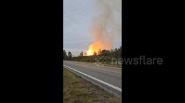 Arkansas gas pipeline explosion causes massive fire, prompts evacuation