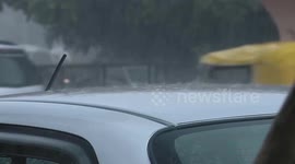 FILE FOOTAGE: Aftermath of Flash Floods in Delhi, India
