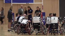 Princess of Wales tries her hand at wheelchair rugby in Hull, UK