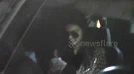 Kris Jenner and Kendall Jenner arrive at LAX