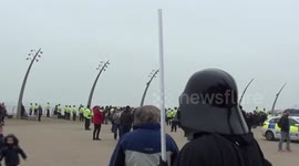 north west infidels demonstration 12th march blackpool tower