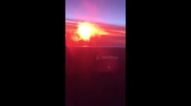 Sunset up from the sky 