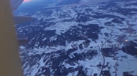 oslo landscape from my plane window