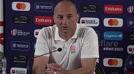 Owen Farrelll says it is an honour to be chasing Wilkinson's record at press conference in Lille, France