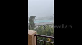 Typhoon Koinu: Taiwan hit with record wind speeds, causing widespread power outages