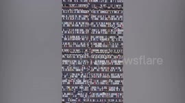 Shaolin Temple car park packed with vehicles on China National Day