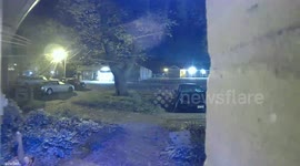 On this particular night I was sound asleep in bed, when I received a chime sound from my Vivint doorbell camera, which informs of a person detected. I instantly picked up my phone to open app. And when I opened the live video view, thats when I seen nobo