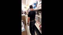 Husband Has a Unique Way of Testing Pillows