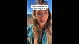 Flight attendant shares biggest pet peeves – from passengers cutting TOENAILS on plane to parents changing nappies on tray tables. Part 1/2