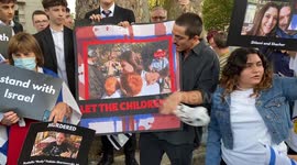 Huge rally in support of Israel outside Downing St