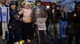 Hamas attack: Solidarity rally held for Israelis in Prague as Netanyahu visit to the city is postponed