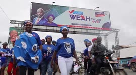 Liberia's political parties hold final rallies ahead of polls