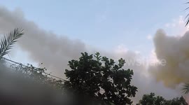 Hamas Launching Further Missile Salvos Towards Israel from Gaza, Plaestine