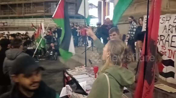 Fight breaks out at Newcastle Palestine Solidarity in Newcastle upon