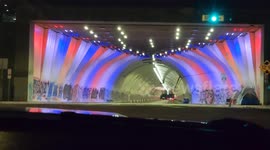 The 2th street tunnel enhancing an iconic location with LED lights