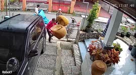 Indonesian burglar's family returns stolen furniture after CCTV clips goes viral, leading to heartfelt apology