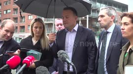 Varadkar warns Israeli government that international solidarity could 'evaporate' during interview  in Dublin, Ireland