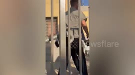 British politician flees in Israel as warning sounds for Hamas rockets