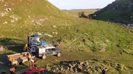 World famous Sycamore Gap tree to be cut up and moved by crane today