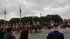 Horse Parade. Paris, Invalides, France. 12 oct 2023 (Reason ignored)