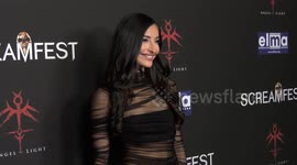 Emily Willis Attends The 2023 Screamfest opening night red carpet in LA, USA