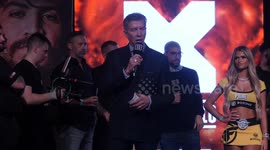 HEATED WEIGH IN -Logan paul and Dillian Danis WEIGH IN- Manchester