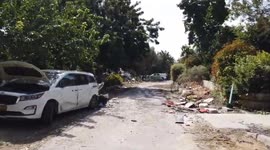 Kibbutz Be'eri a week after the massacre in Israel