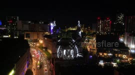 Leeds lights up for annual festival in UK