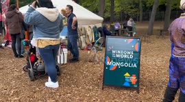 Visitors at flower festival in Australia enjoy cultures from various countries