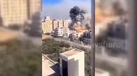 Israel Bombs Al-Karama Neighbourhood Of Gaza