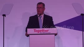 Powersharing essential for building Union case, Donaldson tells DUP conference in Belfast, UK