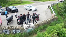 Hamilton ride on Rocket, cbr 600, Aprila Rsv4 and speed triple