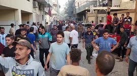 Many Palestinians displaced as Israeli military buildup continues